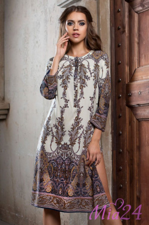 Туника домашняя женская из вискозы Mia-Mia "Shakira" 16075 синий Туника домашняя женская из вискозы Mia-Mia "Shakira" 16075 синий