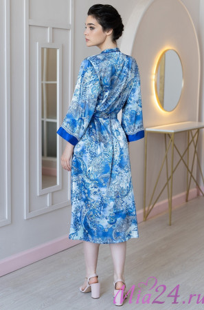 Халат длинный шелковый Mia-Amore "Ariel" 3099 Халат длинный шелковый Mia-Amore "Ariel" 3099