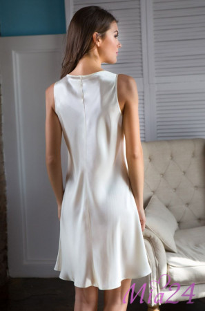 Сорочка шелковая на широких бретелях Mia-Mia "Kristy" 15111 шампань Сорочка шелковая на широких бретелях Mia-Mia "Kristy" 15111 шампань