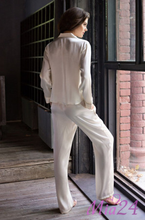 Комплект домашний шелковый Mia-Mia "Kristy" 15116 шампань Комплект домашний шелковый Mia-Mia "Kristy" 15116 шампань